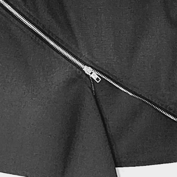 Grunge Asymmetrical Zippered Skirt Sz. Small - Picture 3 of 8